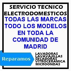 Reparacion de electrodomesticos en madrid